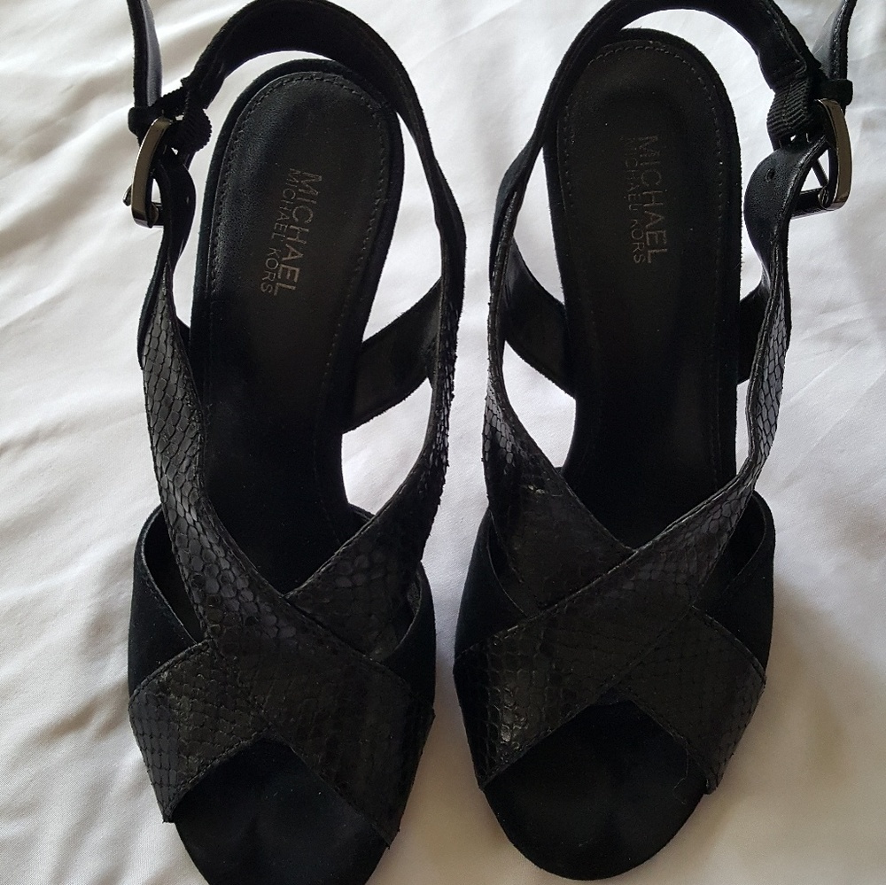 Michael Kors black High Heels Size 6M